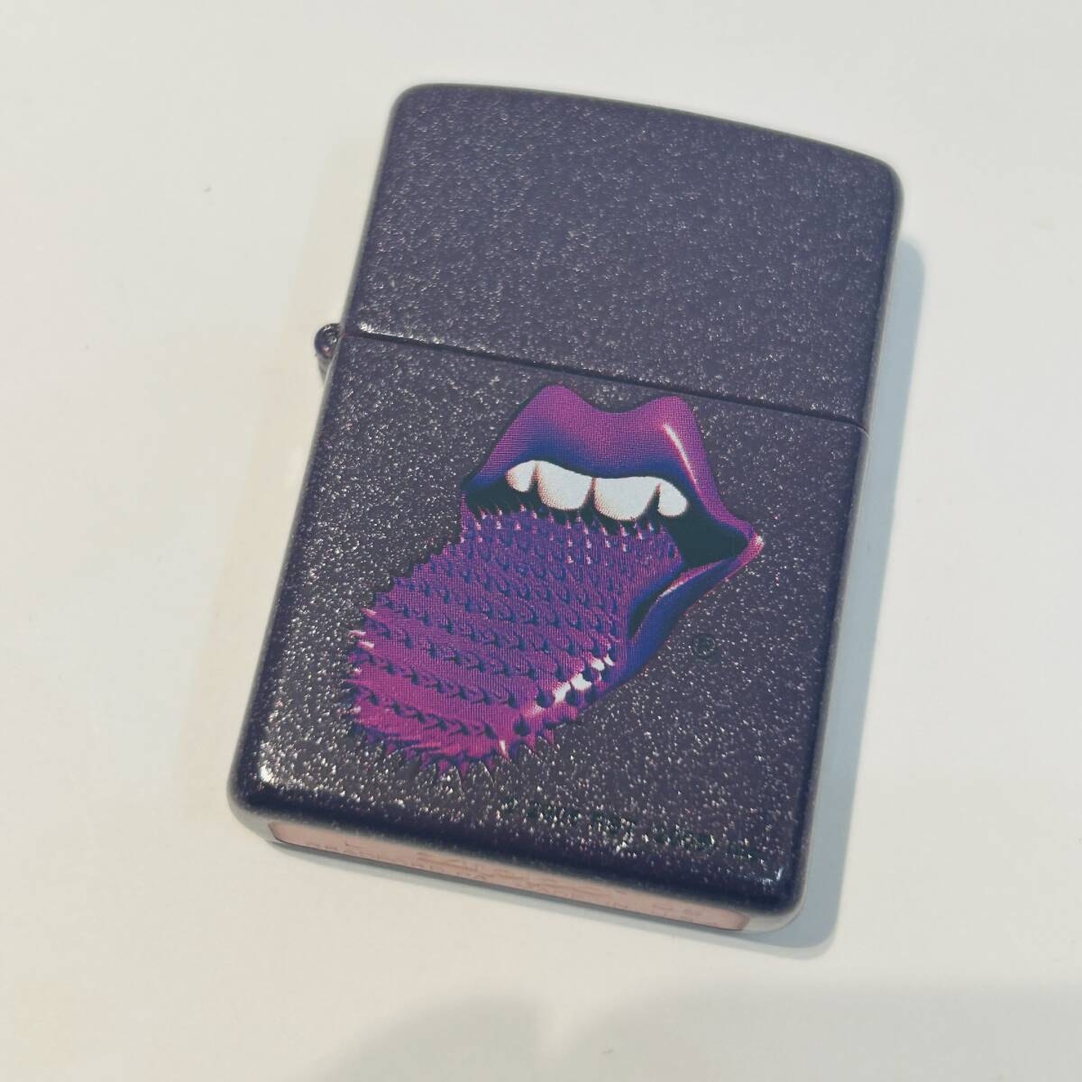 【Zippo/ジッポー】オイルライター 未使用品 ROLLING STONES/ローリングストーンズ パープル★45522Aの画像2