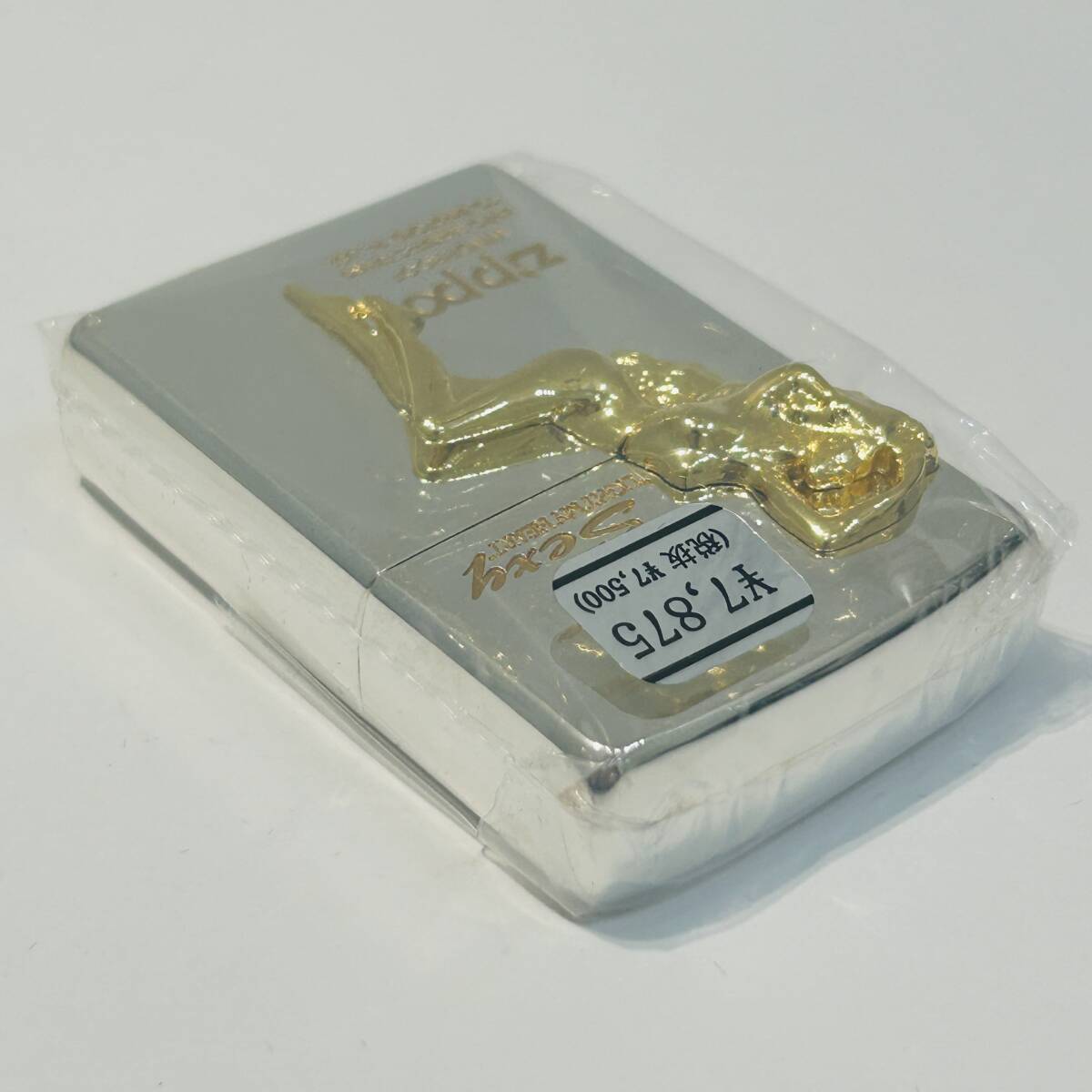 【Zippo/ジッポー】オイルライター 未使用品 Sexy/セクシー LIGHT MY HEART WINDPROOF ゴールド×シルバー★45526_画像4