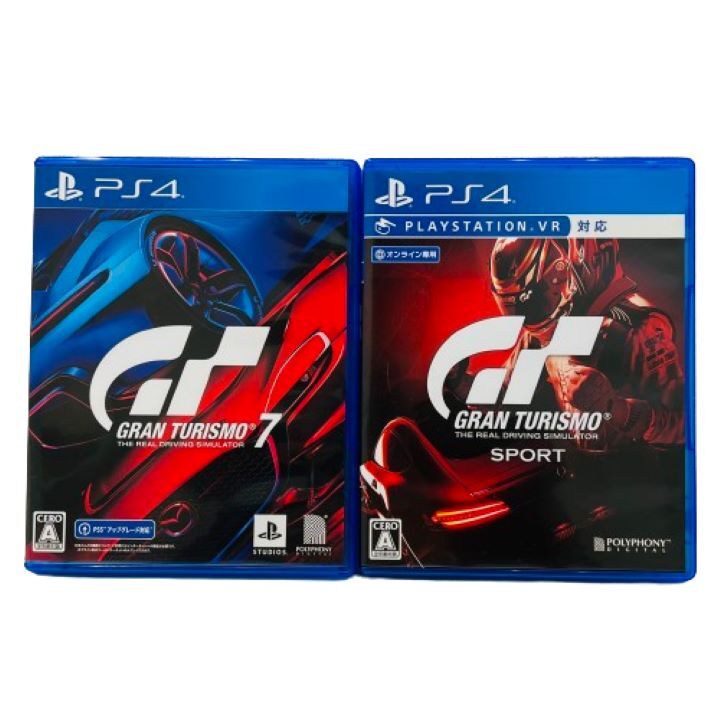 【PlayStation4/プレイステーション4】PS4 GRAN TURISMO/グランツーリスモ 7 SPORT 2枚セット★45228_画像1