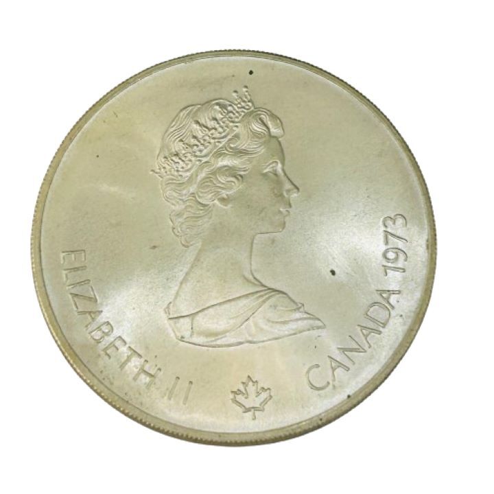 【外国銀貨】カナダ モントリオール オリンピック 5ドル銀貨 24.4g★45302の画像1