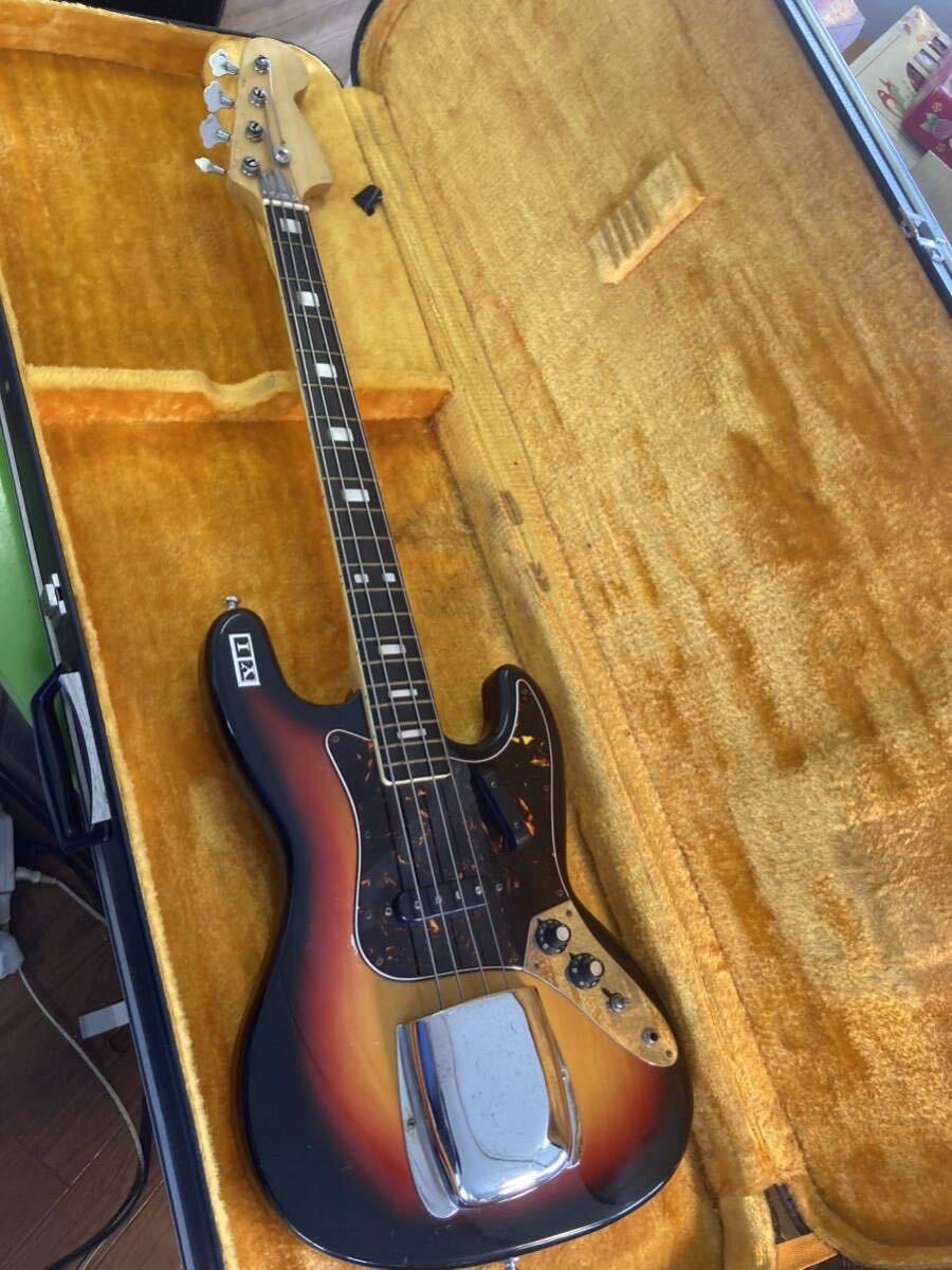 ハードケース入り ジャズ ベース JAZZ BASS ハードケース 本体 セットの画像1