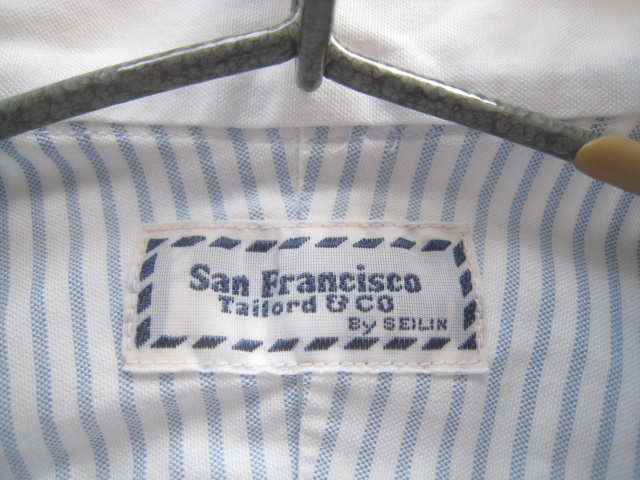  beautiful goods!! San Francisco San Francisco H.R.MARKET* refreshing border pattern k relic shirt 38 M is lilac n Hollywood Ranch Market 