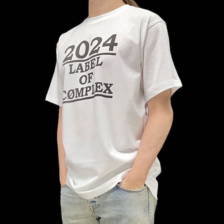 未使用新品 2024 LABEL OF COMPLEX コンプレックス 日本一心 CASE OF BOOWY ボウイ 氷室 吉川 デュエット曲 Tシャツ ユニセックス Mサイズ