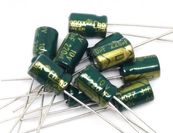 220uf 220μF 10V 105*C 5×7 electrolytic capacitor 10 piece collection 1 set 