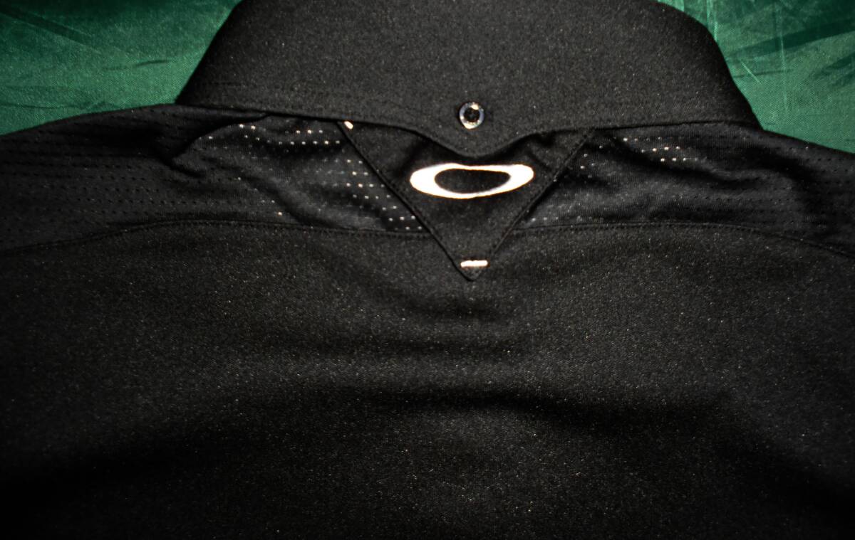新品/未使用★OAKLEY オークリー SKULL スカル KEEN EDGE キーン エッジ ハイブリッド 半袖 ポロシャツ Mの画像4