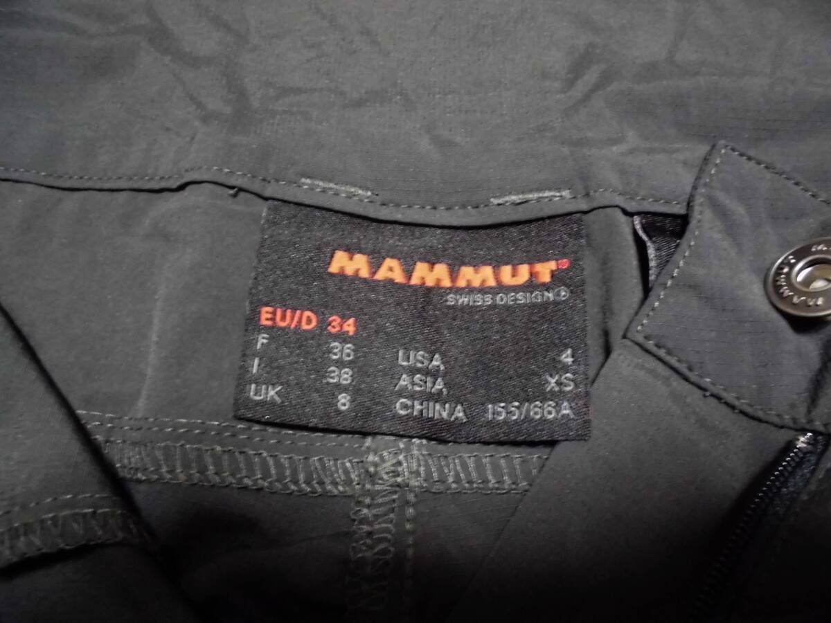 極美品★MAMMUT マムート 女性用 Runbold Light Shorts ライト ストレッチ ショーツ パンツ XS（アジアサイズ）の画像4