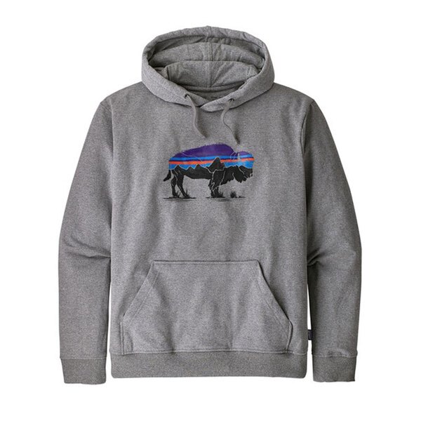 美品★patagonia パタゴニア Fitz Roy Bison Uprisal Hoody フィッツ ロイ バイソン アップライザル フーディ パーカー Lの画像1