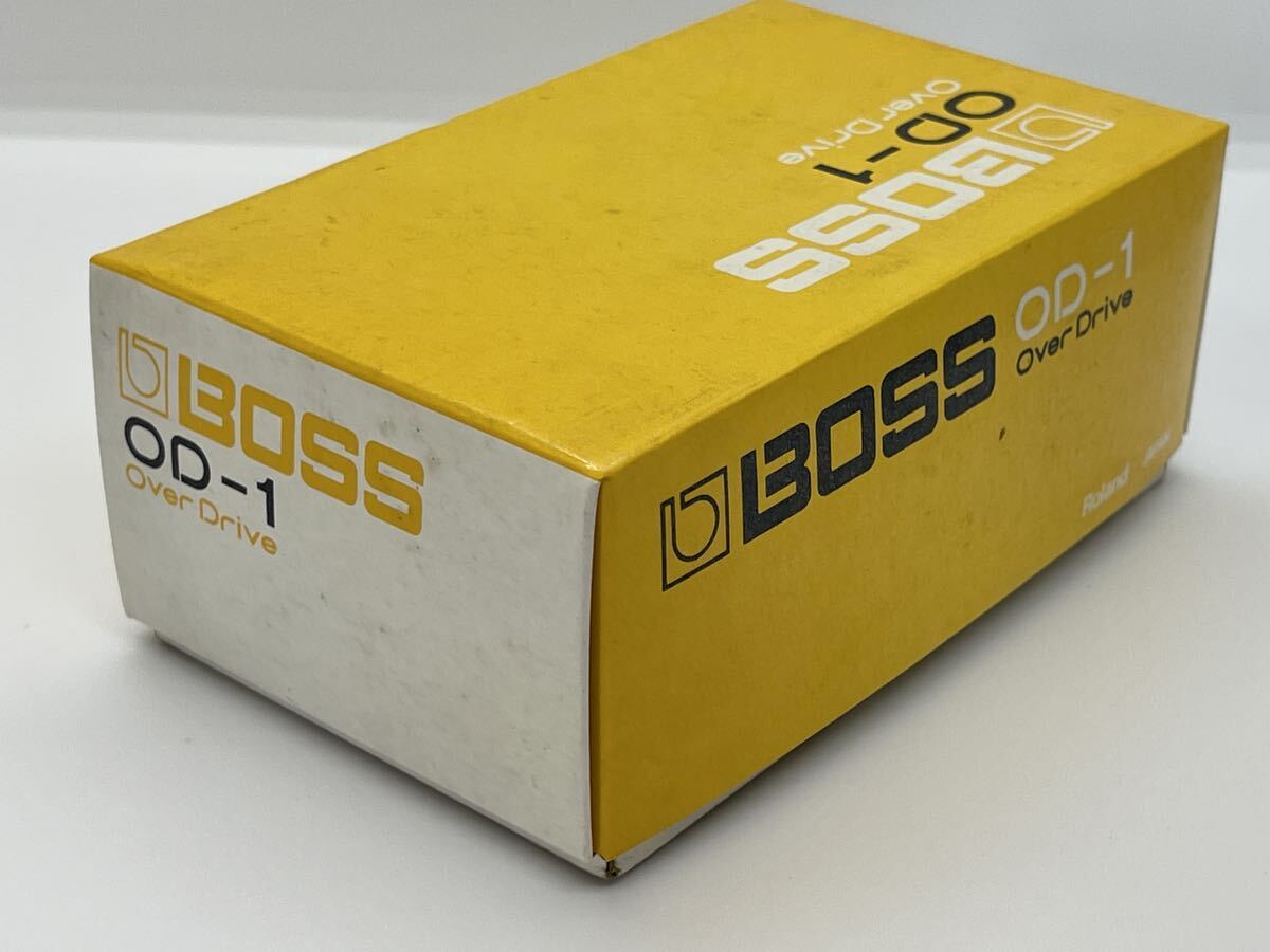 BOSS OD-1 オーバードライブ エフェクター 元箱 空箱 保証書 ローランド 当時物 現状品 希少品 レトロ カタログ ボス Over Drive 本体無しの画像5