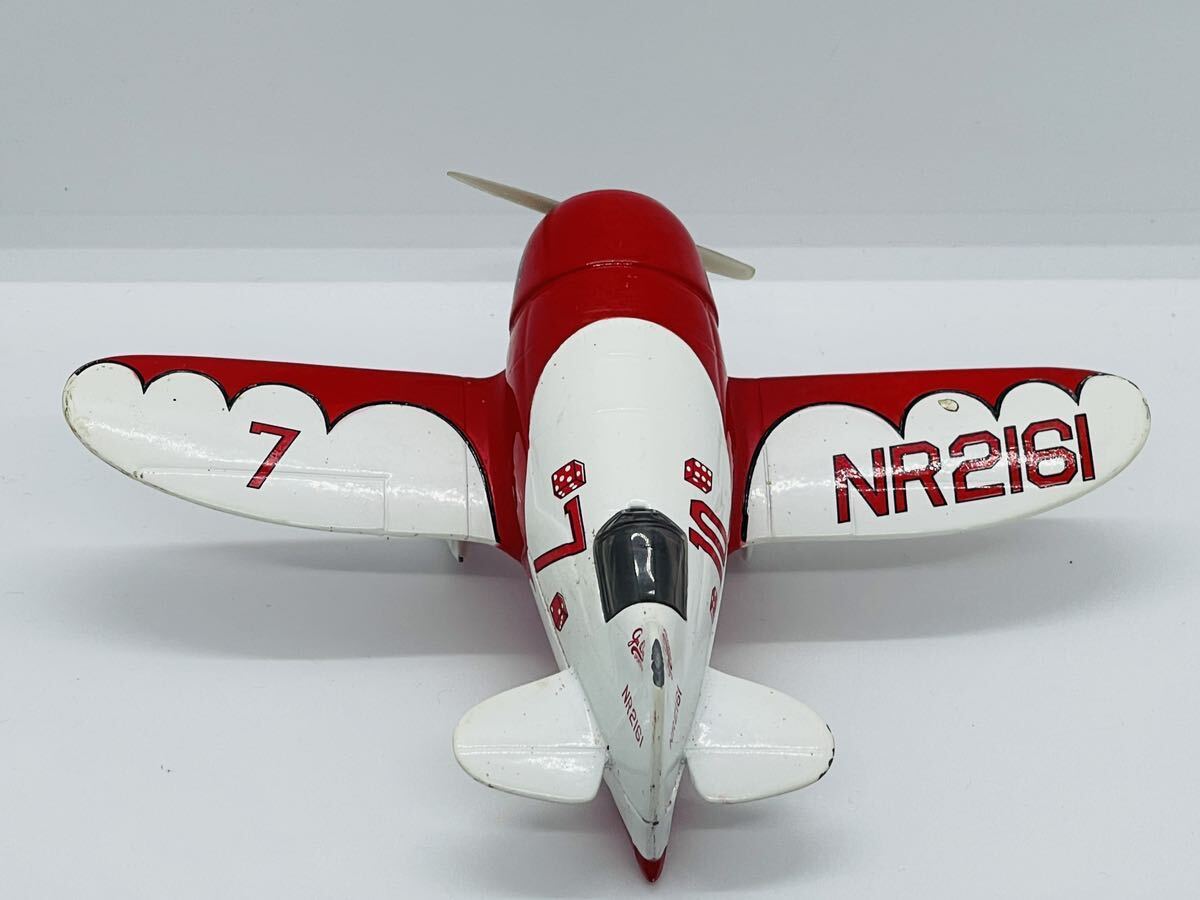 GEE BEE R-2 ジービーレーサー アクロバット飛行機の模型 金属製 重量感あり メーカー不明 の画像4