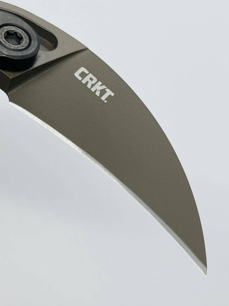 CRKT コロンビア プロボーク アース D2 鋼ブレード アルミニウム キネマチック PROVOKE ナイフの画像5