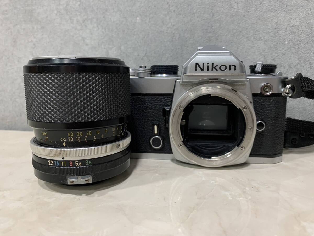 1円～ Nikon FM ニコン 一眼レフ レンズ Zoom-NIKKOR Auto 43-86mm F3.5 フィルムカメラ 動作未確認 ジャンクの画像1