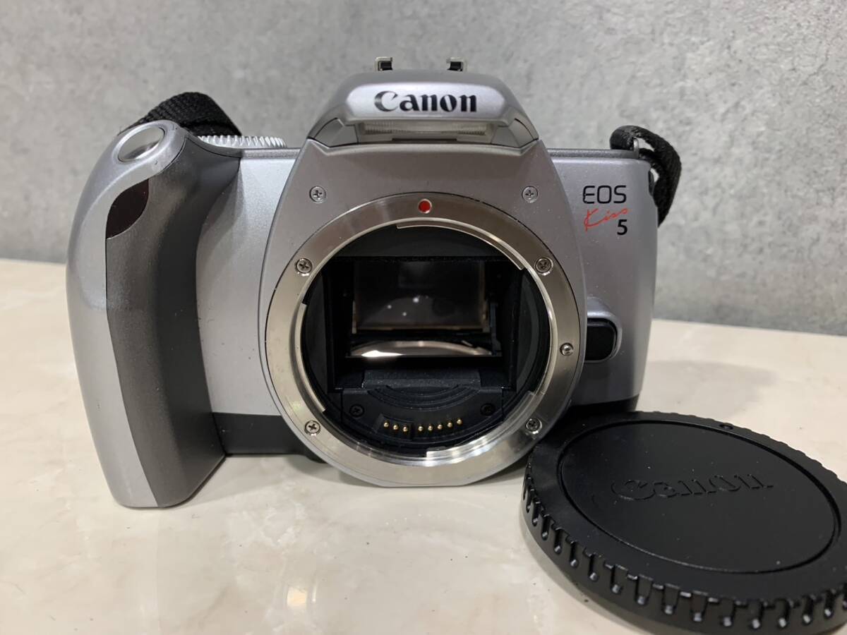 1円～ キャノン Canon EOS Kiss 5 Canon Zoom Lens EF 28-90mm F4-5.6 II USM ボディレンズセット 動作未確認 ジャンクの画像3
