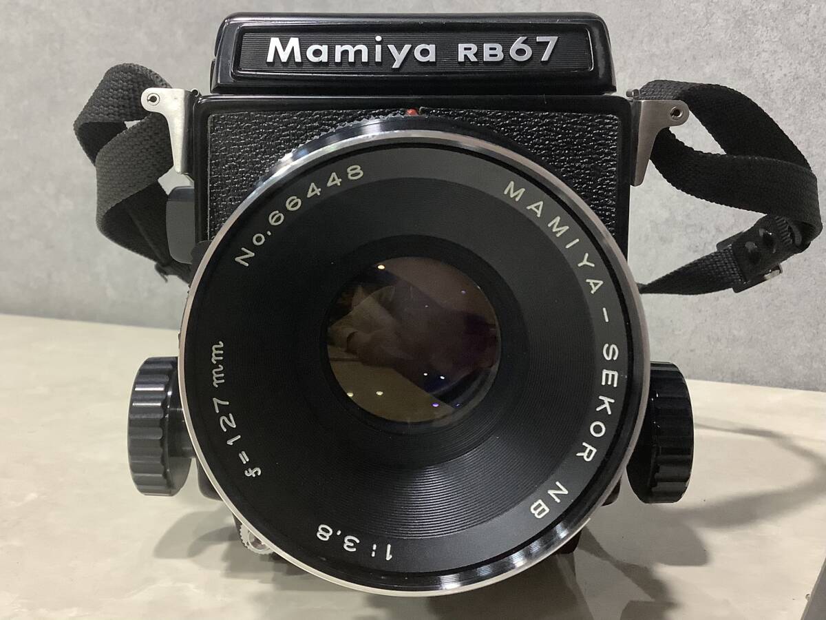 1円〜 MAMIYA マミヤ RB67 PROFESSIONAL/MAMIYA-SEKOR NB 1:3.8 f=127mm 中判カメラ フィルムカメラ 詳細不明 動作未確認 ジャンク品扱の画像3