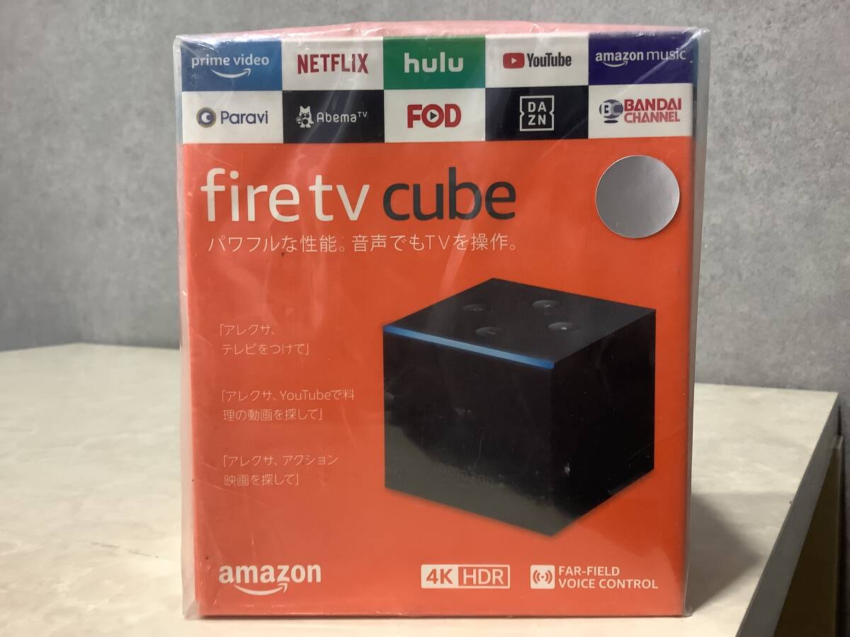 1円〜 新品未開封保管品 Amazon fire TV cube 第2世代 アマゾン ファイヤーTV キューブの画像1