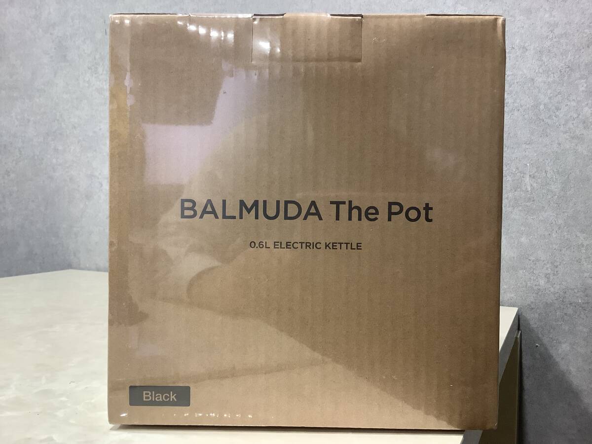 1円〜 未使用未開封 BALMUDA バルミューダ The Pot K07A-BK ブラック 電器ケトル ポット の画像1