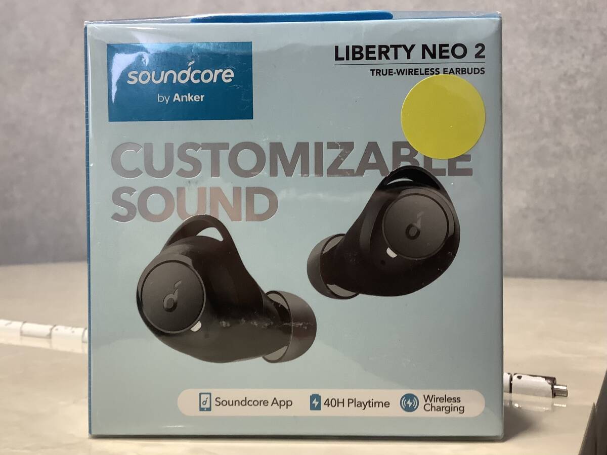 1円〜【新品未開封】Anker soundcore LIBERTY NEO 2 ワイヤレスイヤホン_画像1