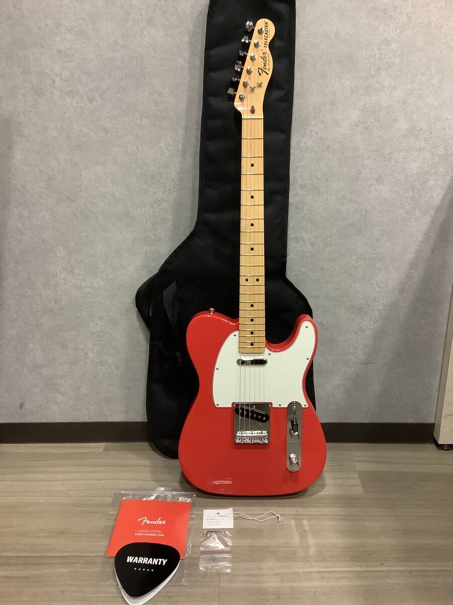 14443 超美品 Fender MIJ LTD INTL TL 2022 エレキギター　テレキャスタイプ 赤系 2S Morocco Red 使用回数数回_画像1