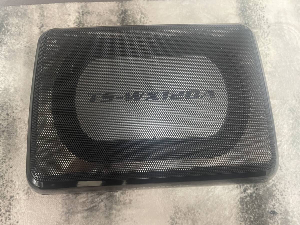 動作確認済 パイオニア TS-WX120A 20cm×13cm パワードサブウーファー carrozzeria RCAケーブル付 すぐ取付け可の画像6