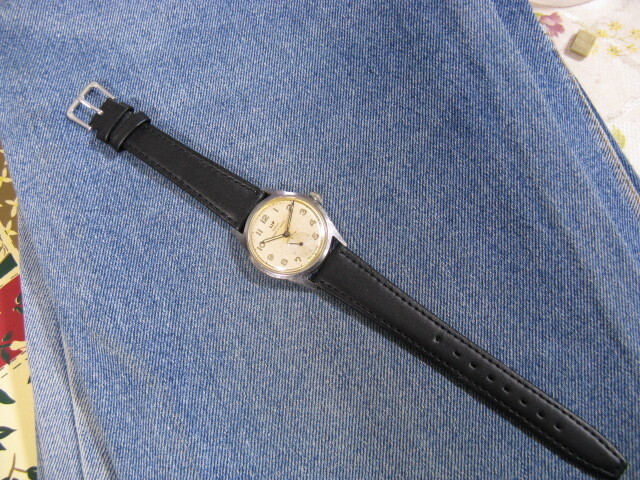 1950年代 LIP リップ ミリタリー MADE IN FRANCE フランス製アンティーク手巻腕時計 稼働品 注油済みの画像8