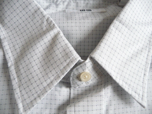  новый товар UNIQLO Uniqlo dry легкий уход проверка рубашка короткий рукав мужской постоянный цвет XL LL большой размер 