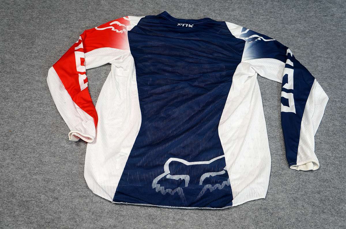 FOX RACING オフロードジャージ 上下セット USAロゴ 上：XL 下：34インチ？ USED美品の画像2