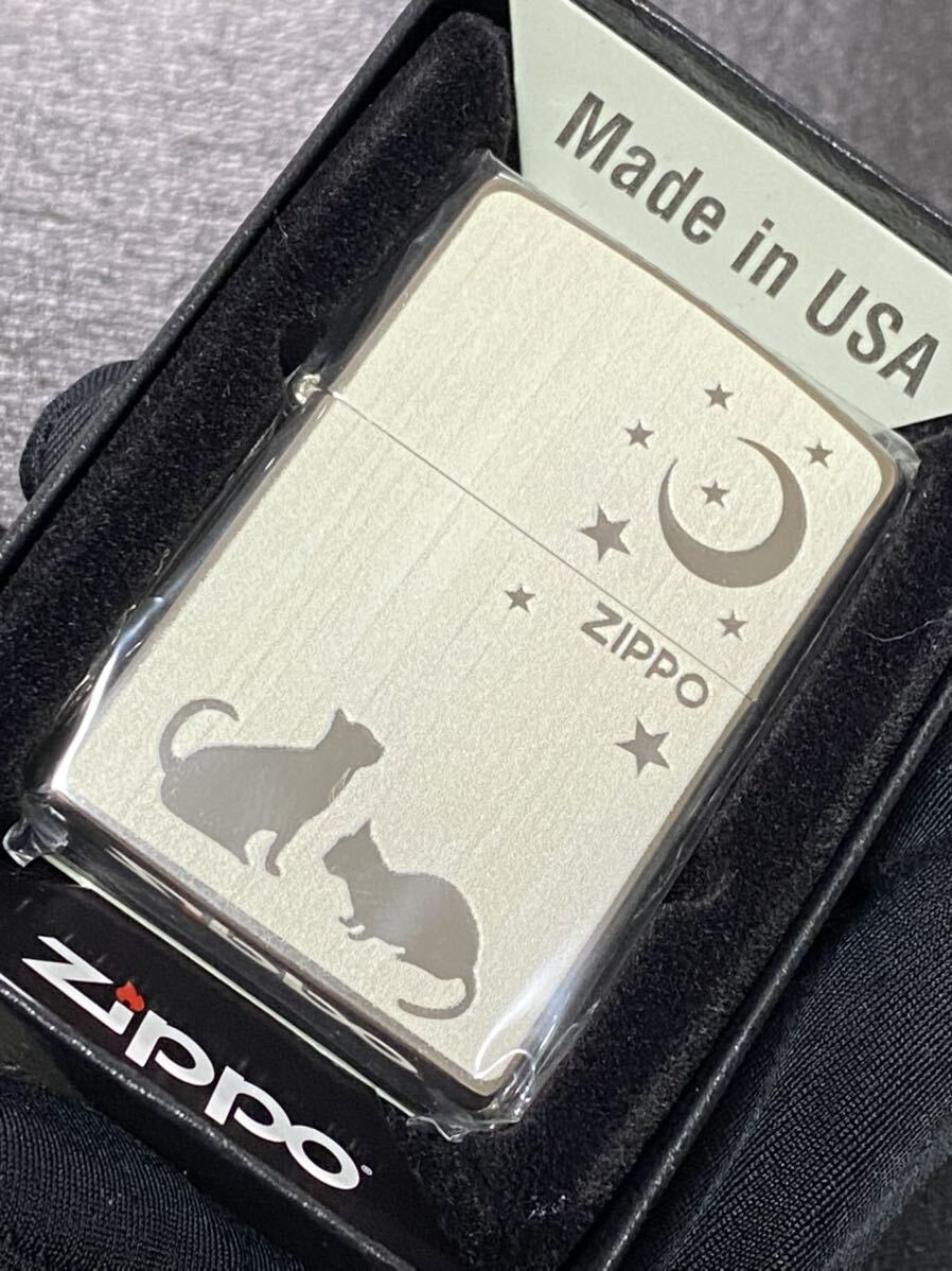 zippo 猫 両面デザイン CAT 希少モデル 2022年製 ケース 保証書付き_画像1