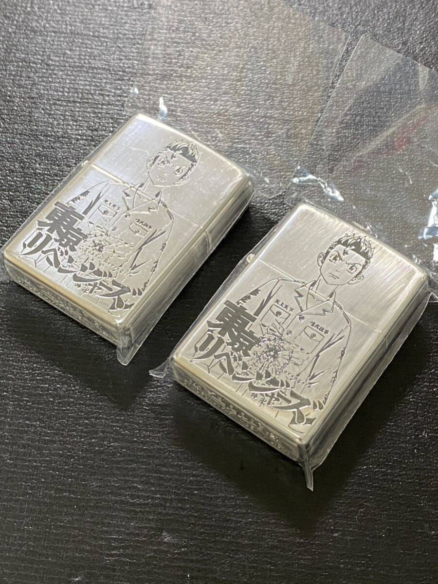 zippo 東京リベンジャーズ マイキー ドラケン 2点 特殊加工 希少モデル 2021年製 花垣武道_画像2