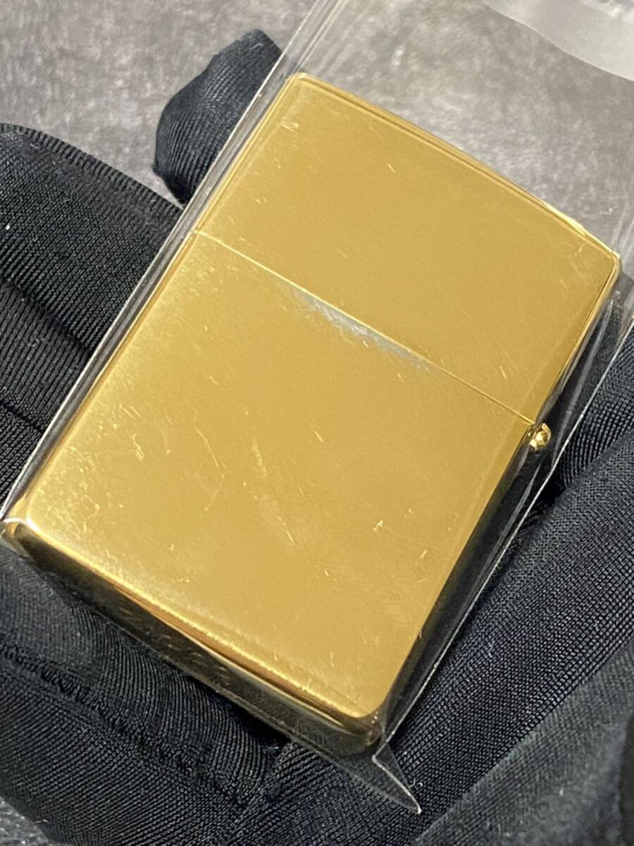 zippo ゴールド ダブルイヤー 1932 zippo 1991 限定品 希少モデル ヴィンテージ 1991年製 GOLD 立体メタル シリアルナンバー NO.0057 _画像4