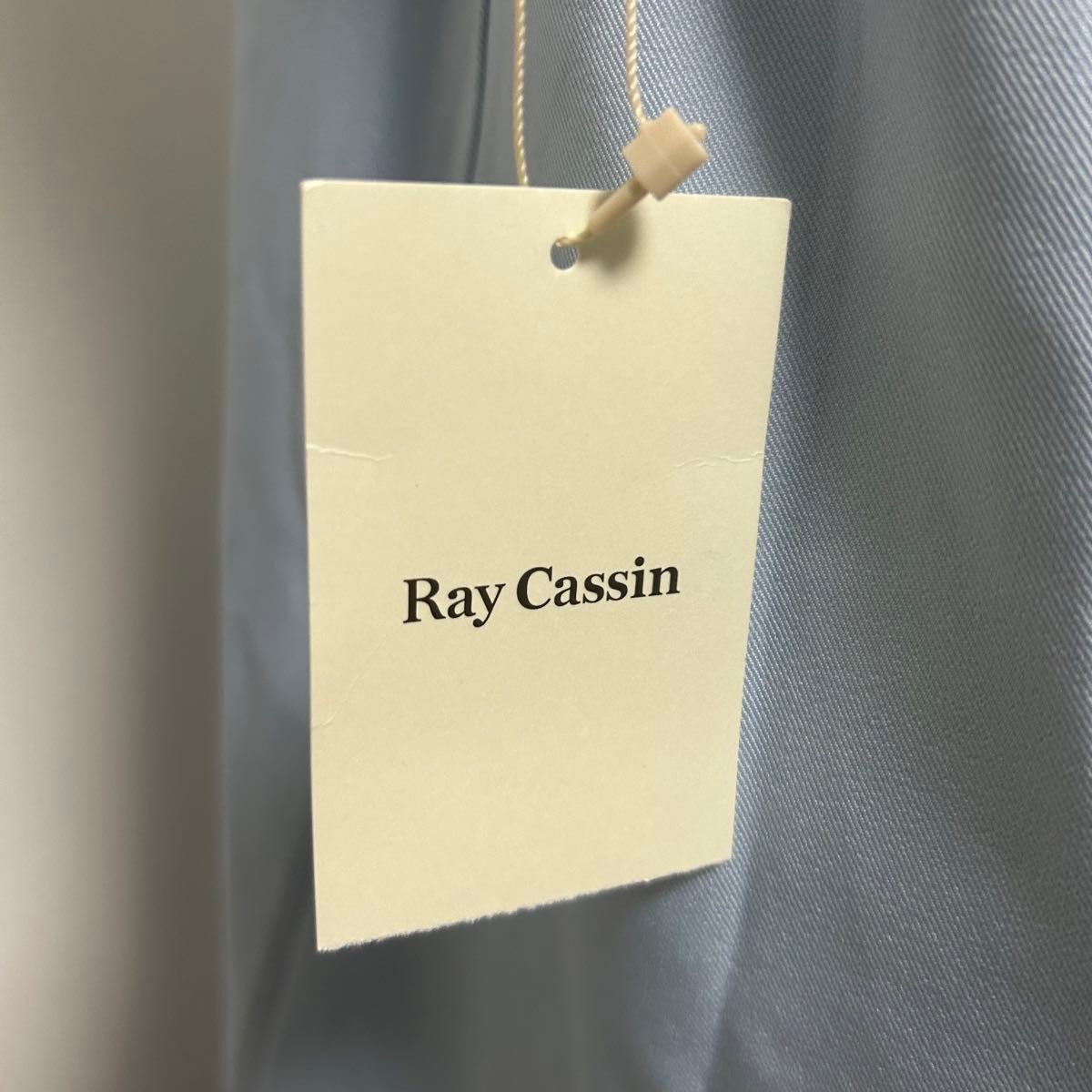 Ray Cassin  キャミワンピース　新品未使用タグ付　ロング　 ノースリーブ　 ワンピース　水色　フリーサイズ　レイカズン