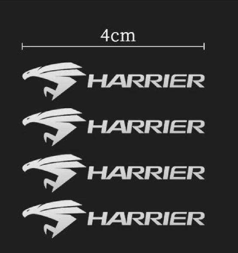 HARRIER　ハリアー　メタルステッカー　4枚セット_画像1