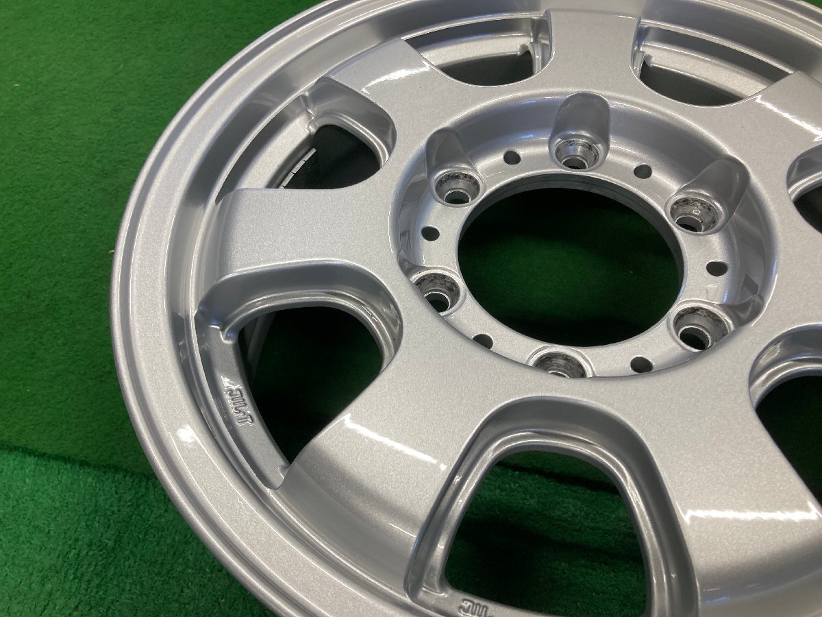 □5893 良品 ブリヂストン BRIDGESTONE NR280 ハイエース レジアスエース 等 15インチ 6J +35 6穴 139.7 アルミホイール 4本の画像7