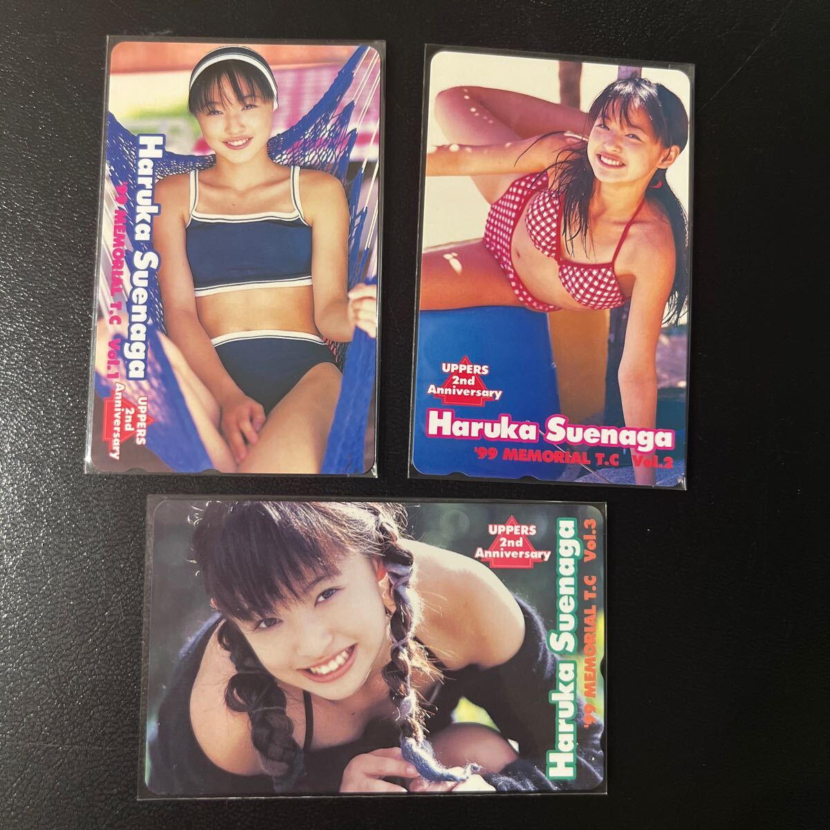 Haruka Suenaga テレホンカード3枚セットの画像1