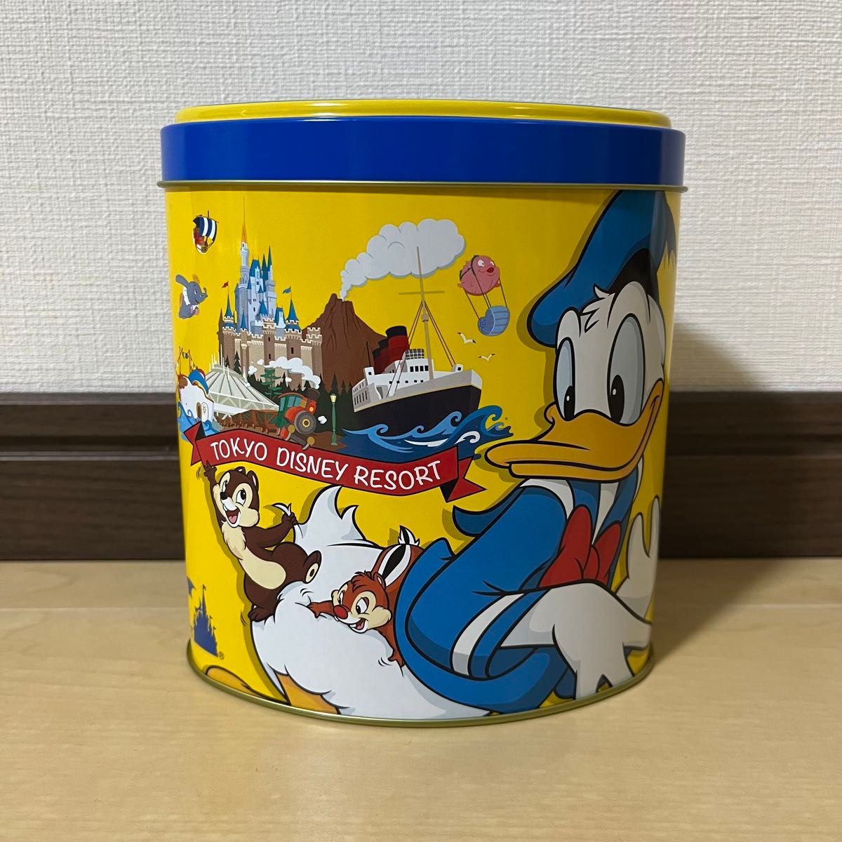 東京ディズニーリゾート　ドナルド　ミルクチョコレート　缶(缶のみ)