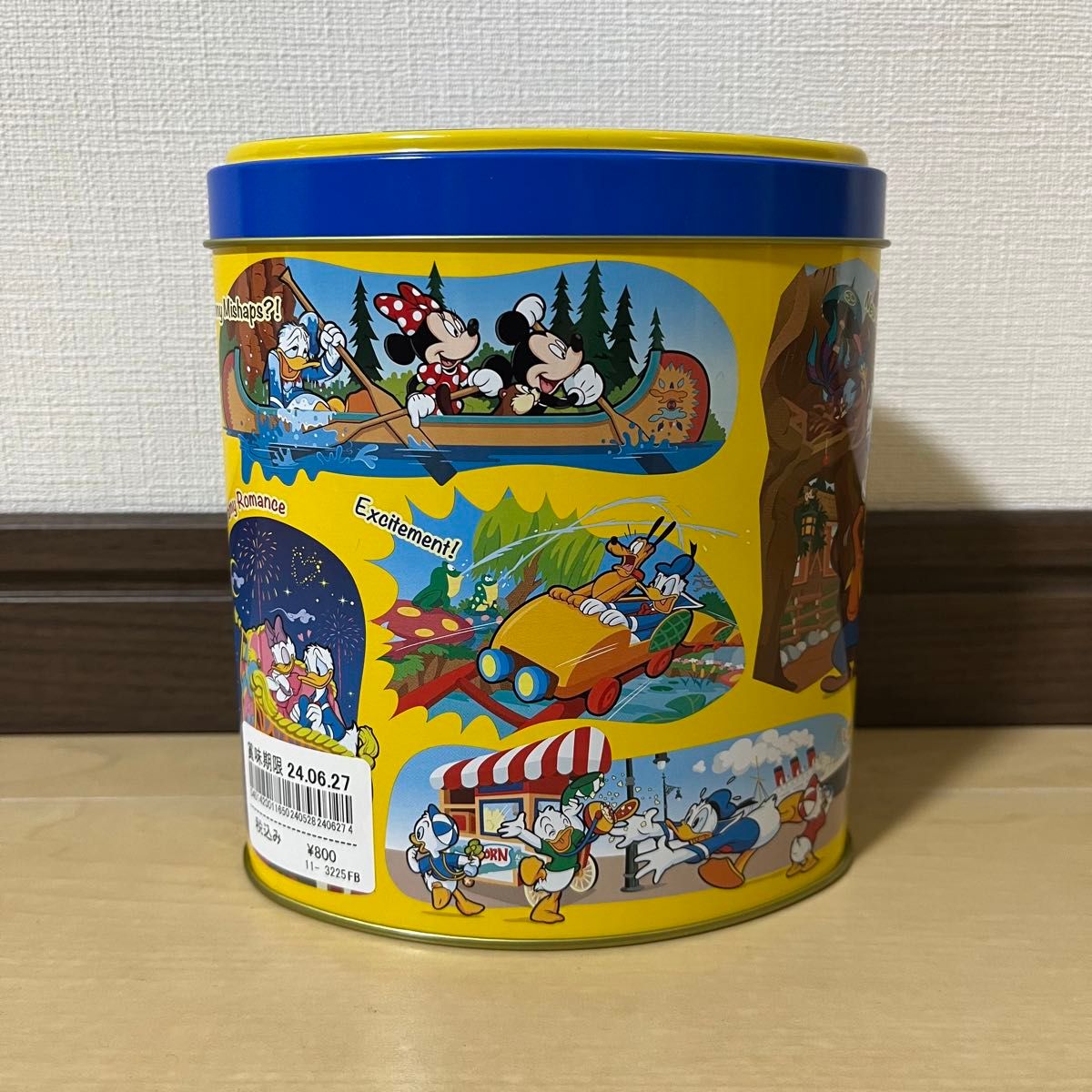 東京ディズニーリゾート　ドナルド　ミルクチョコレート　缶(缶のみ)