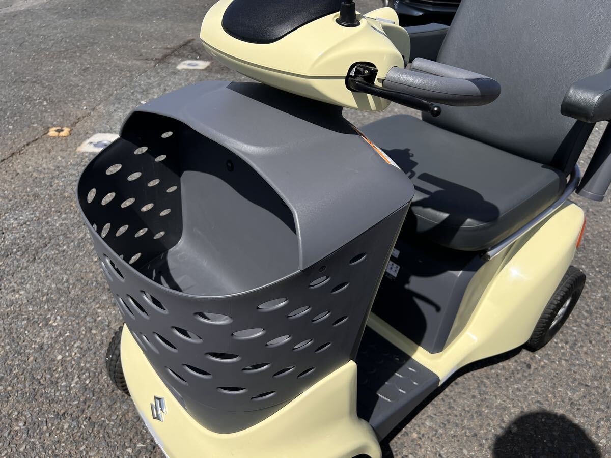 【売り切り】セニアカー スズキ 電動車椅子 SUZUKI 美品 シニアカー 電動車 ET4D9 2022年 購入品の画像7