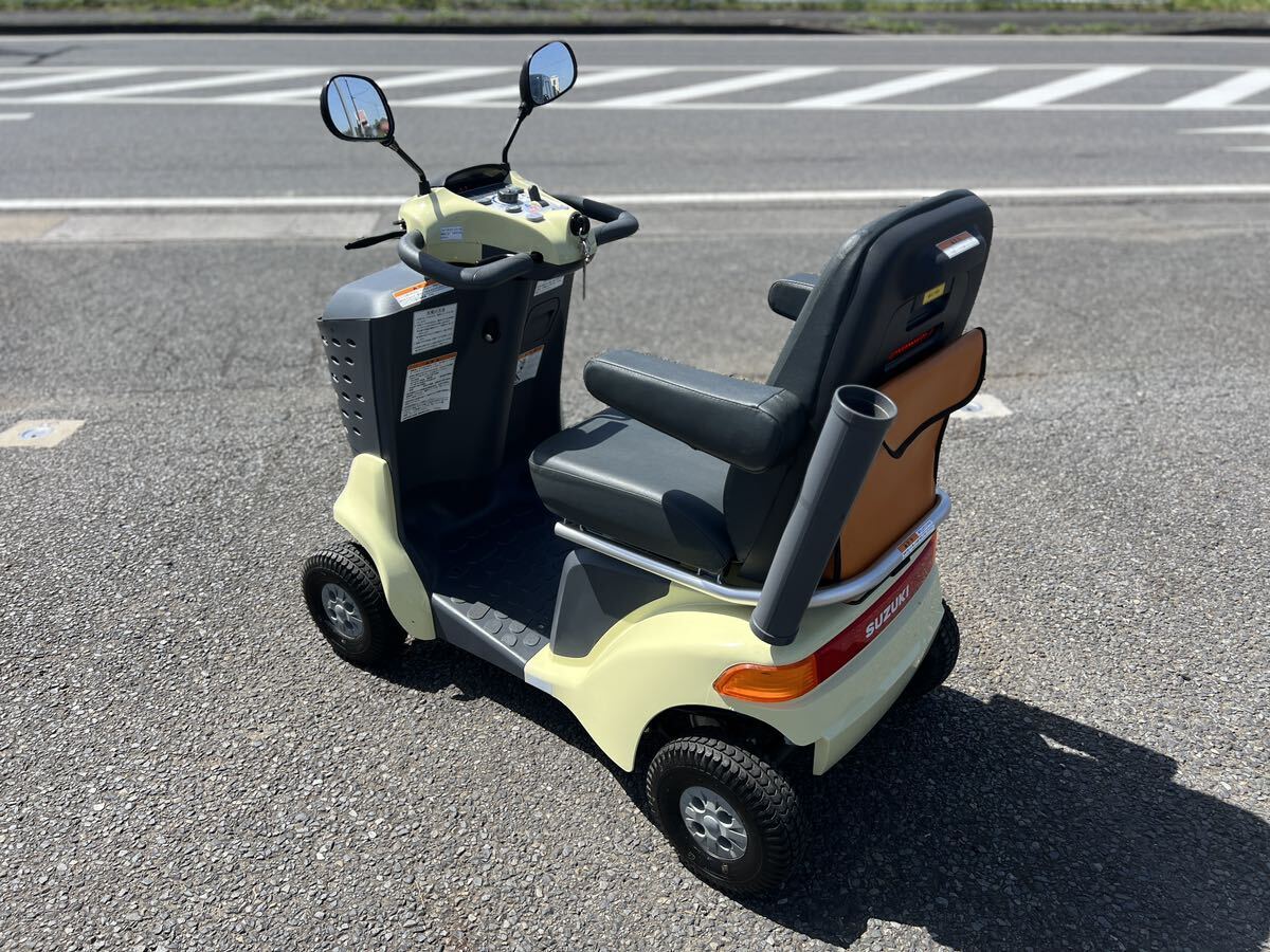 【売り切り】セニアカー スズキ 電動車椅子 SUZUKI 美品 シニアカー 電動車 ET4D9 2022年 購入品の画像4