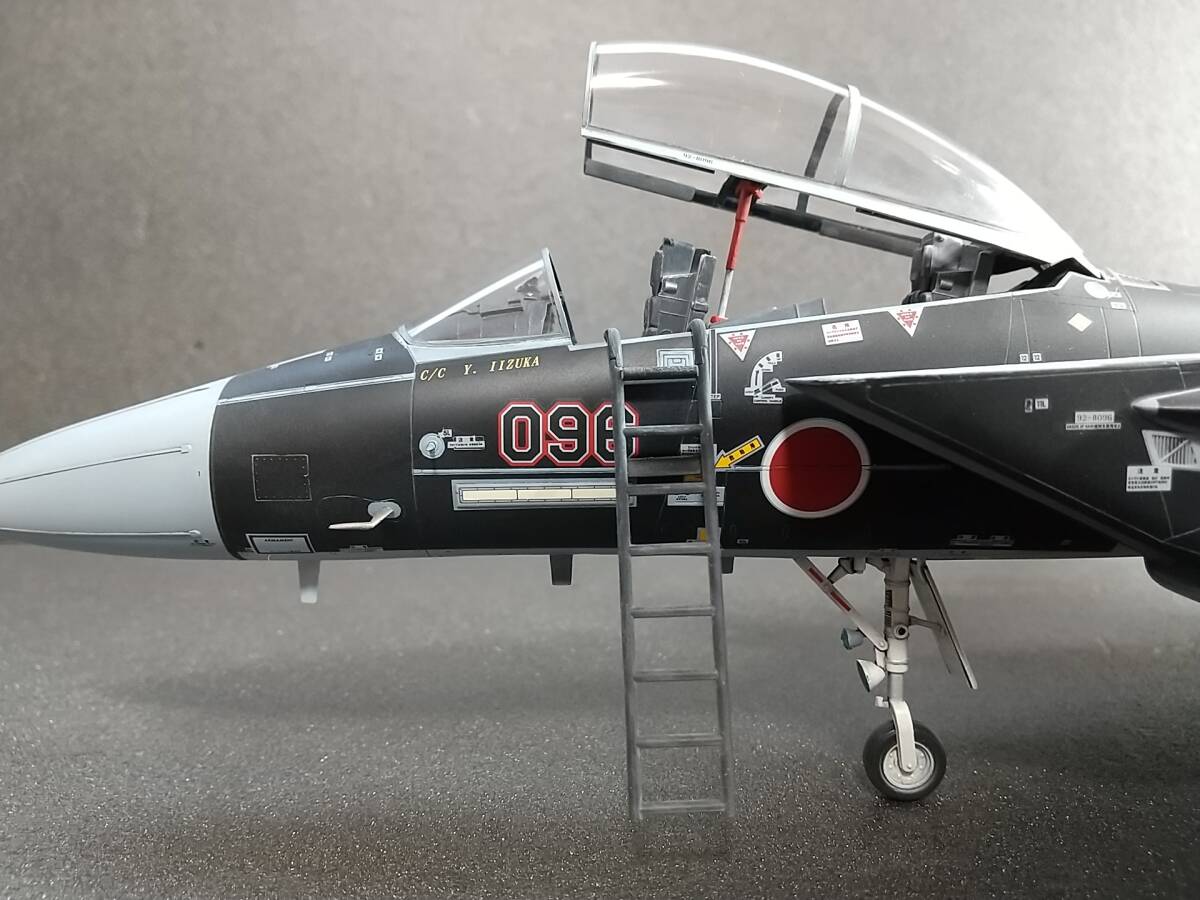 航空自衛隊 F15DJイーグル ”アグレッサー ”ブラック” 1/48完成品の画像5