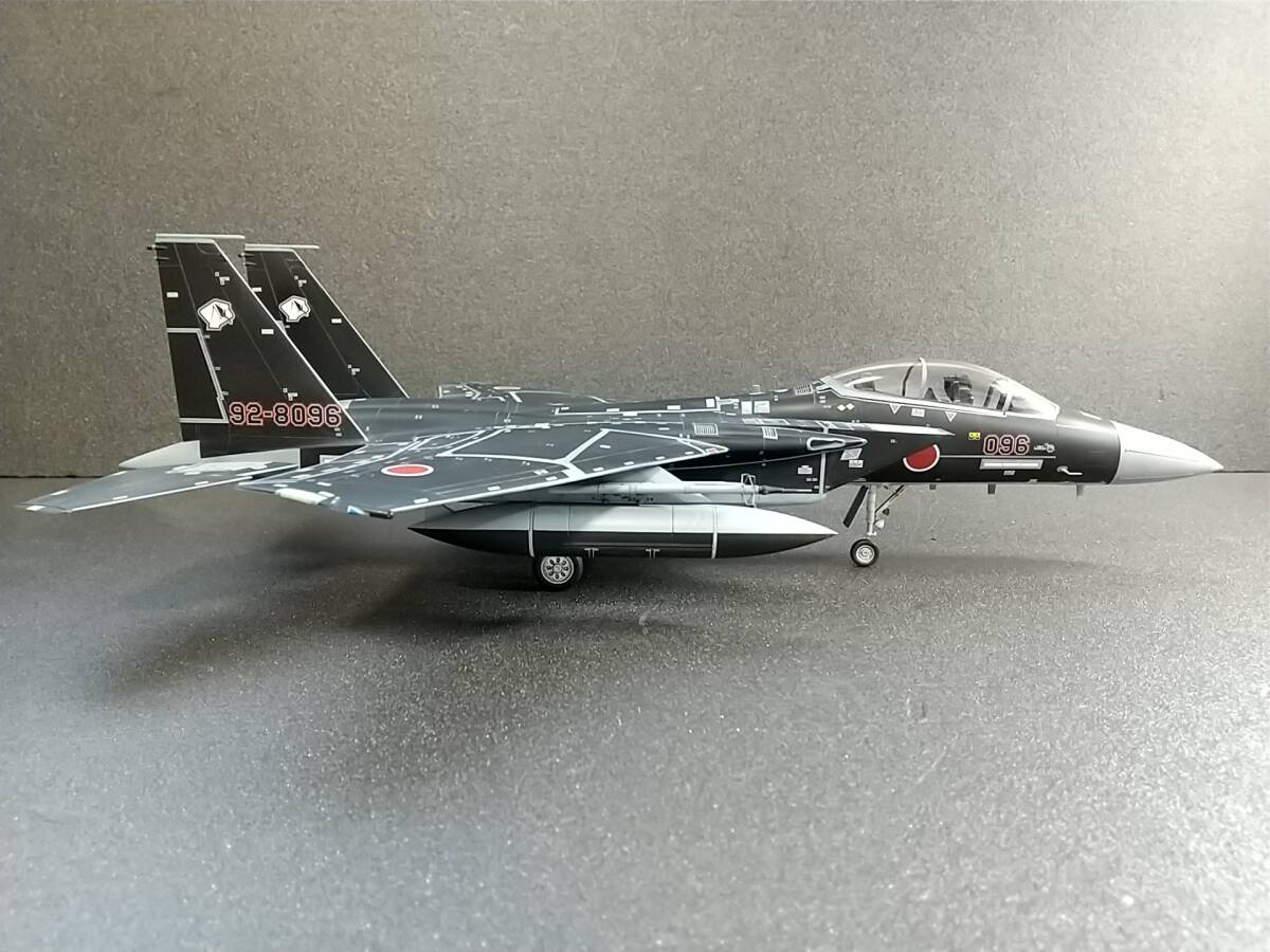 航空自衛隊 F15DJイーグル ”アグレッサー ”ブラック” 1/48完成品の画像7