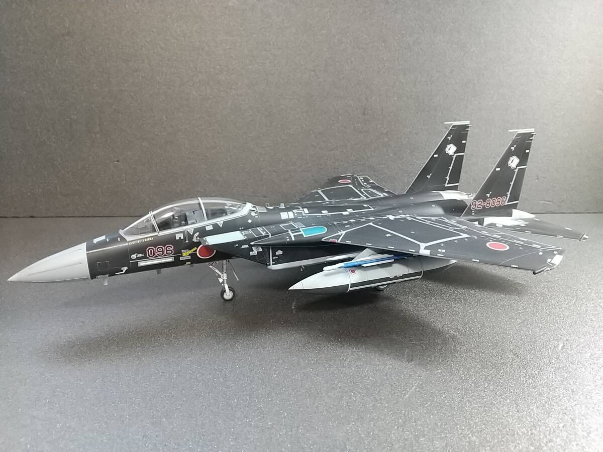 航空自衛隊 F15DJイーグル ”アグレッサー ”ブラック” 1/48完成品の画像1