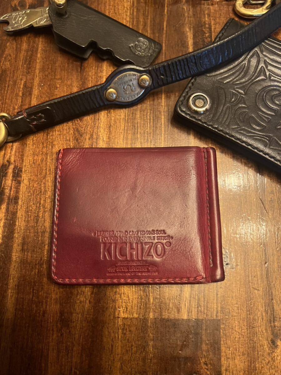 KICHIZO × GROK LEATHER collaboration hand leather wallet g lock leather, Porter Classic kichizo- all leather 