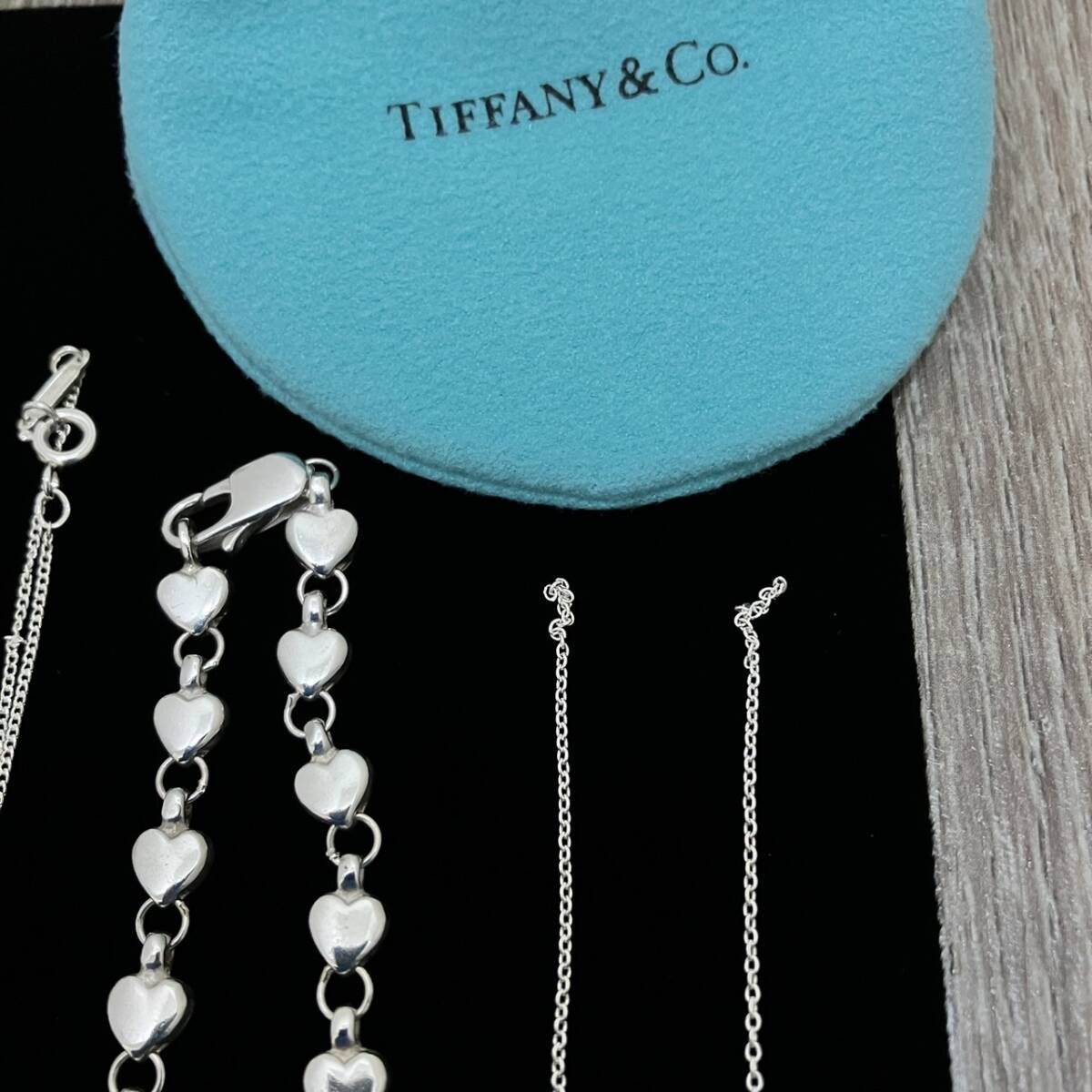 【12点セット】Tiffany　ティファニー　ネックレス　リング　アクセサリー　ティファニー　シルバー　保存袋付き　1点訳あり_画像7