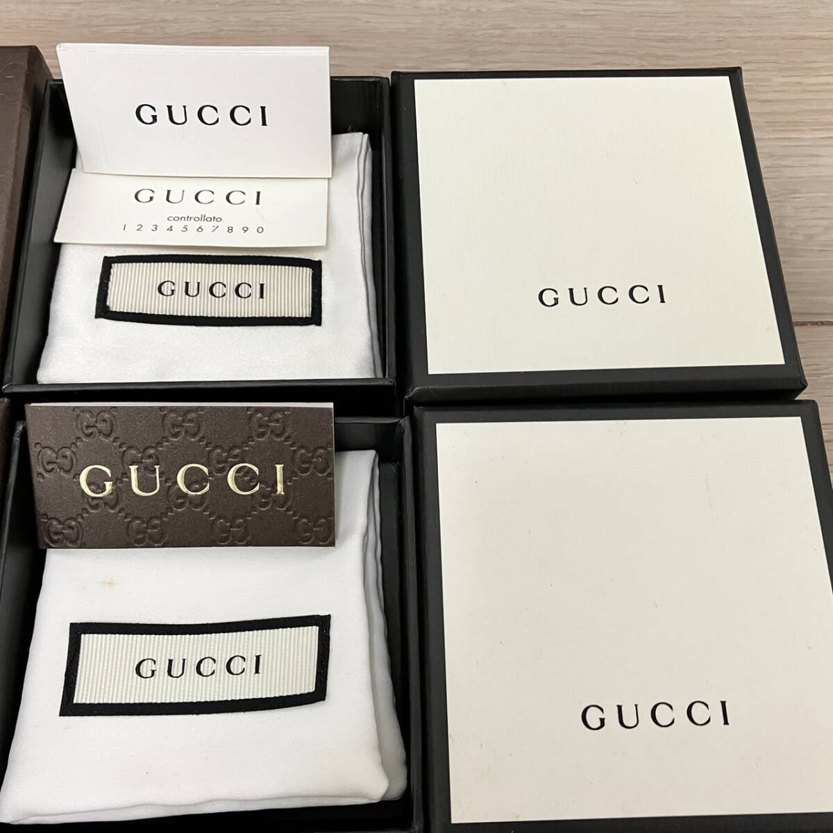 付属品セット【５点まとめ】グッチ　グッチ　GUCCI　ＧＵＣＣＩ　箱・保存袋・カードセット_画像3