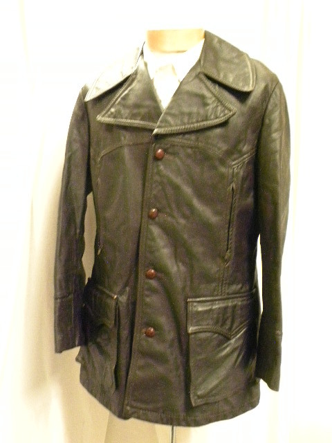 |o_o|アメリカのImperial(1n)vintage70s本革ジャケット170-175cm