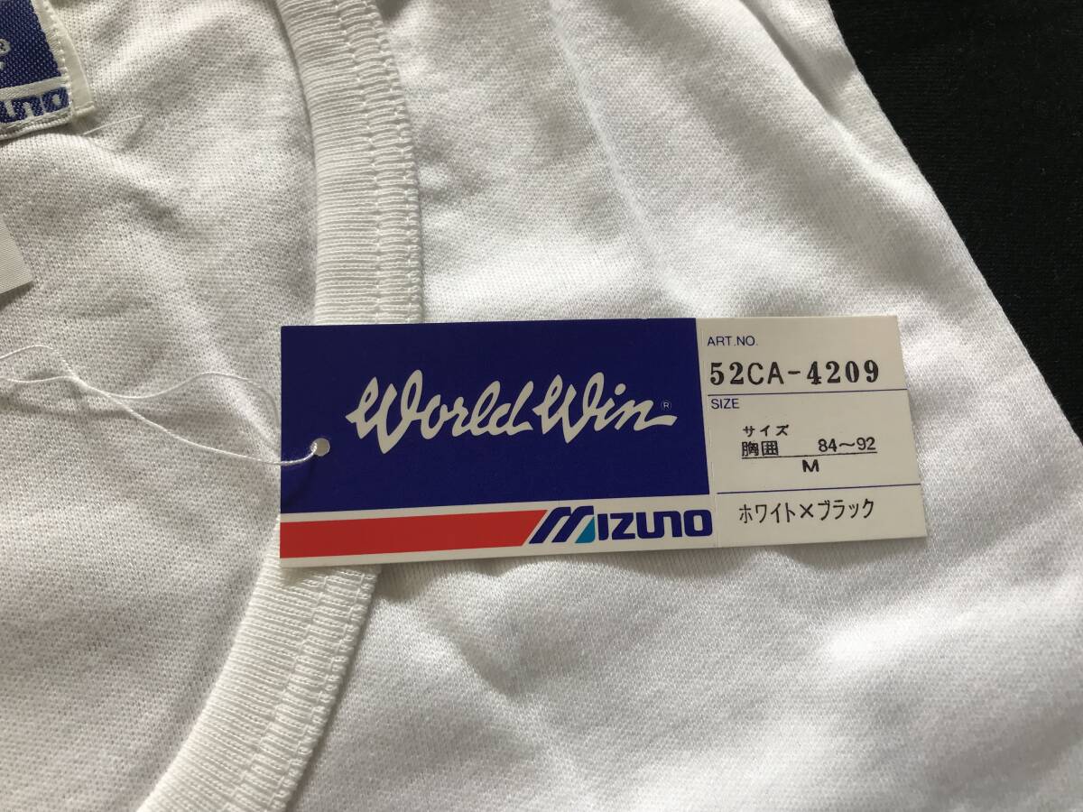 当時物　未使用　デッドストック　Mizuno　ミズノ　WORLD WIN　野球アンダーシャツ　七分袖　U首　品番：52CA-4209　サイズ：M　　HF2254_画像6