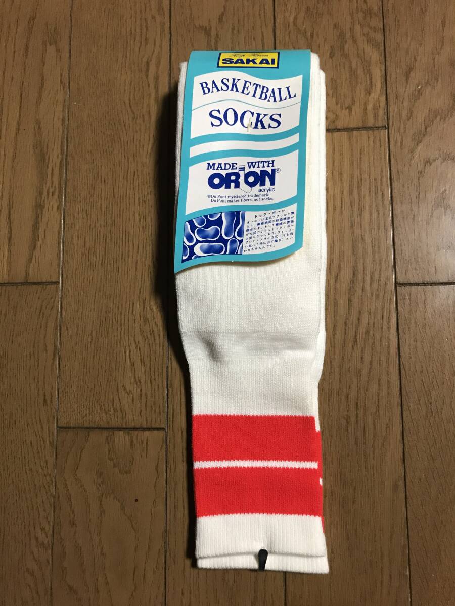当時物 未使用 デッドストック HOOP HAVEN SAKAI ソックス バスケットボール サイズ:XL HF2178
