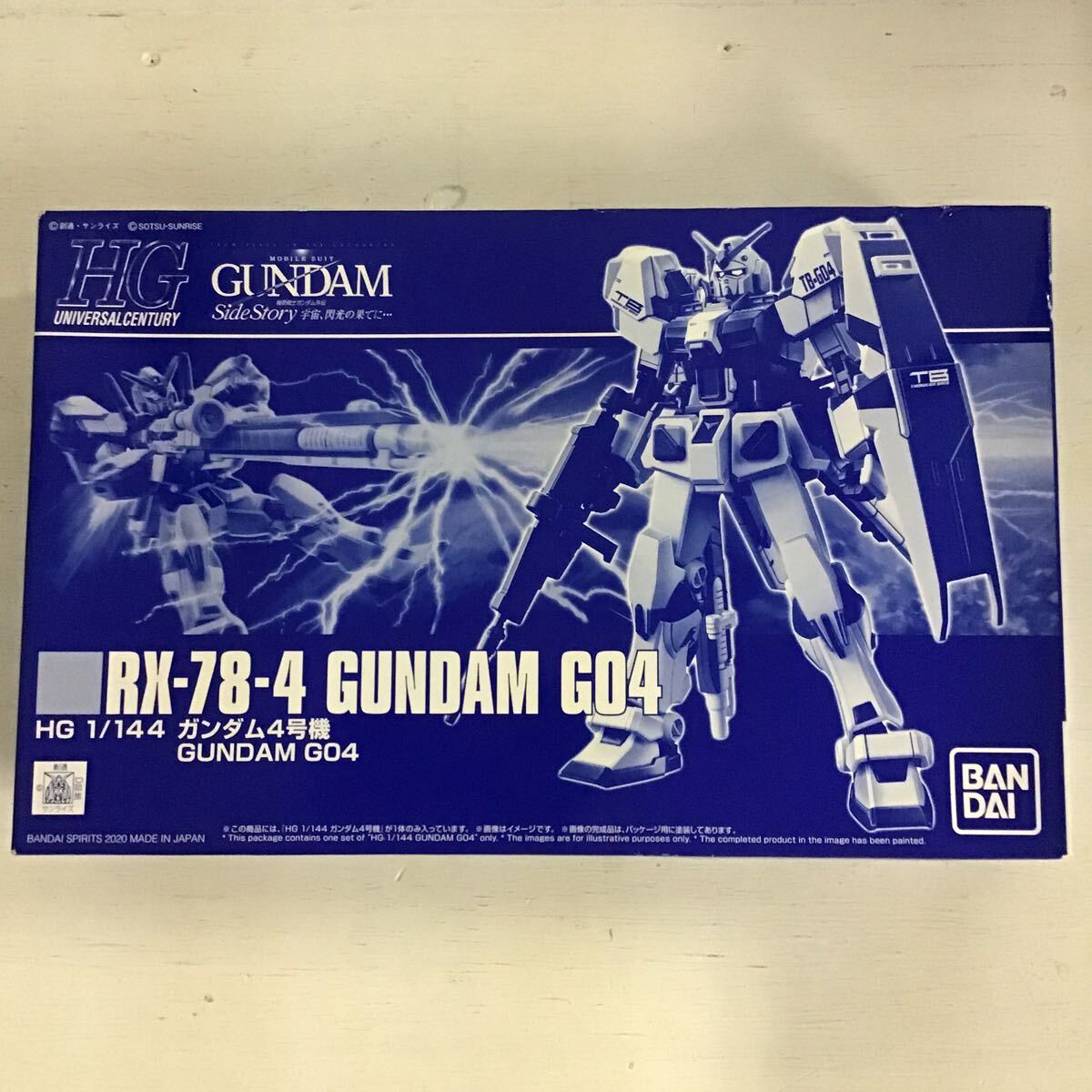 42【未組立】バンダイ HG モビルスーツガンダム Side Story 宇宙、閃光の果てに... 1/144 ガンダム4号機 GUNDAM G04 (60)の画像1