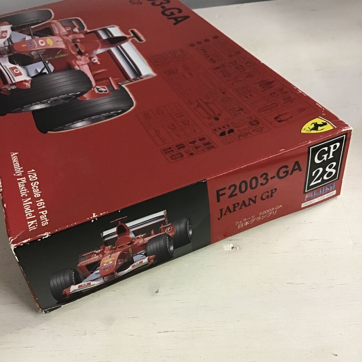 42【未組立】フジミ GP28 F2003-GA JAPAN GP Ferrari フェラーリ 日本グランプリ (80)_画像2