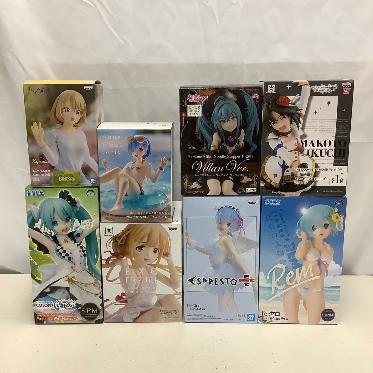 41 【訳あり品】TAITO 初音ミク Costumes ルームウェア Ver. フィギュア 他 美少女 フィギュア セット販売 （140）_画像4