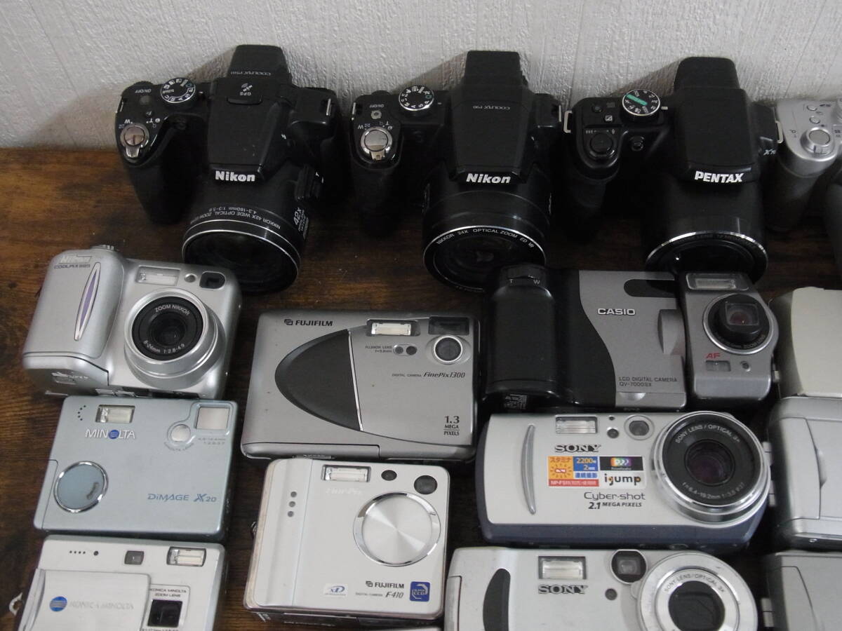 2/デジタルカメラ 29個 大量まとめセット Nikon Canon SONY Panasonic FUJIFILM OLYMPUS PENTAX MINOLTA CASIO 等 他多数出品中_画像3