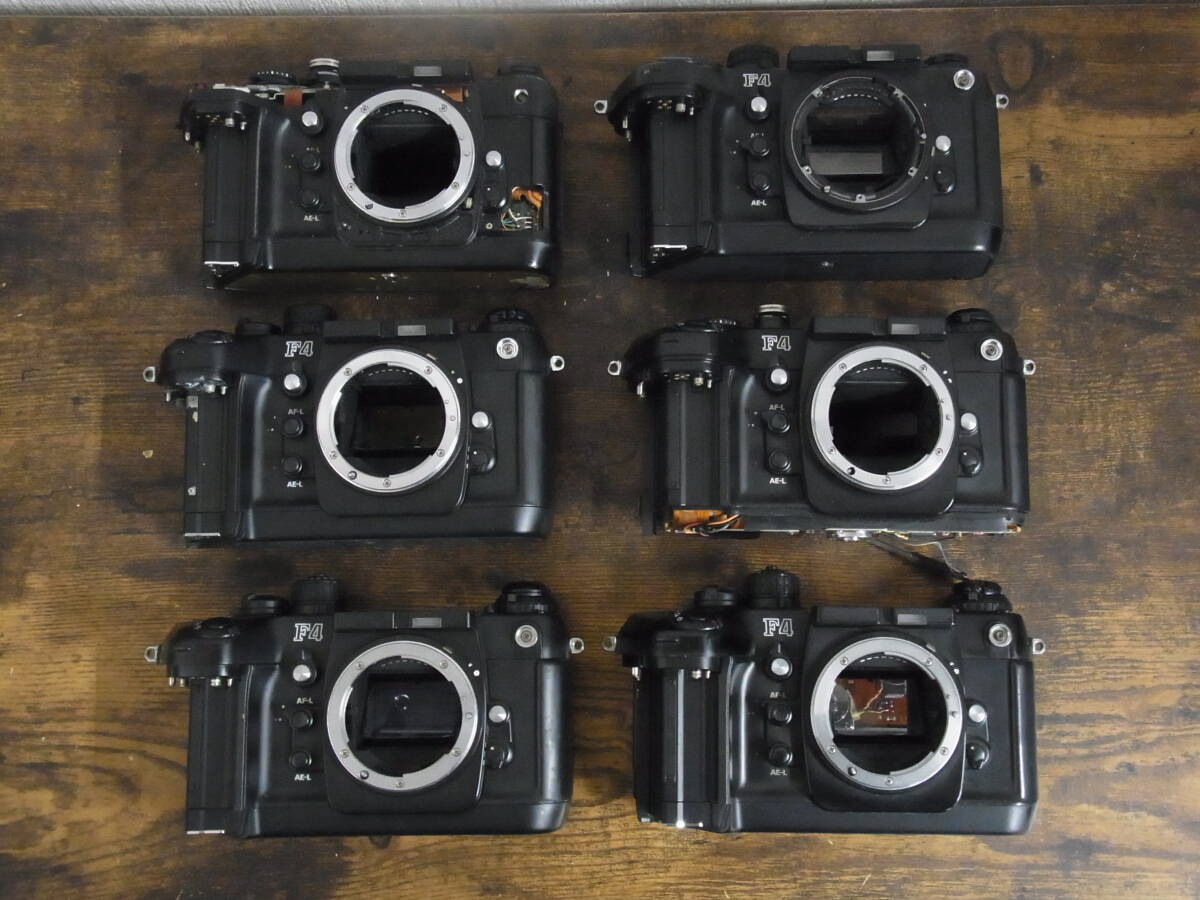 K250/一眼レフカメラ Nikon F4 6個 大量まとめセット 部品取り ジャンク品 ニコン 詳細は説明文記載 他多数出品中の画像1